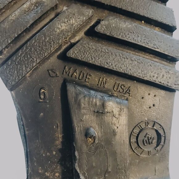 Northerner Waterproof Rubber Rain Boots Men 6 Women 8 Brown Chore Farm USA Made - Picture 11 of 12